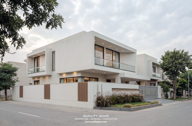 Minimalist 1 Kanal Corner House — DHA, Lahore Lahore — designed by QualityGhar architects