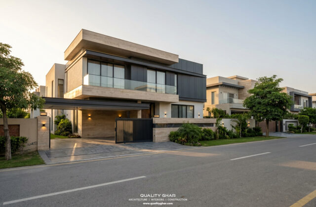 Modern 1 Kanal House — DHA, Lahore Lahore — designed by QualityGhar architects