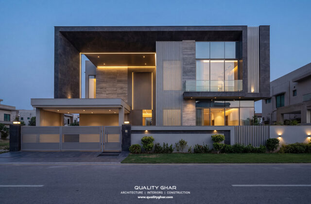 Modern 2 Kanal Contemporary House — DHA, Lahore Lahore — designed by QualityGhar architects