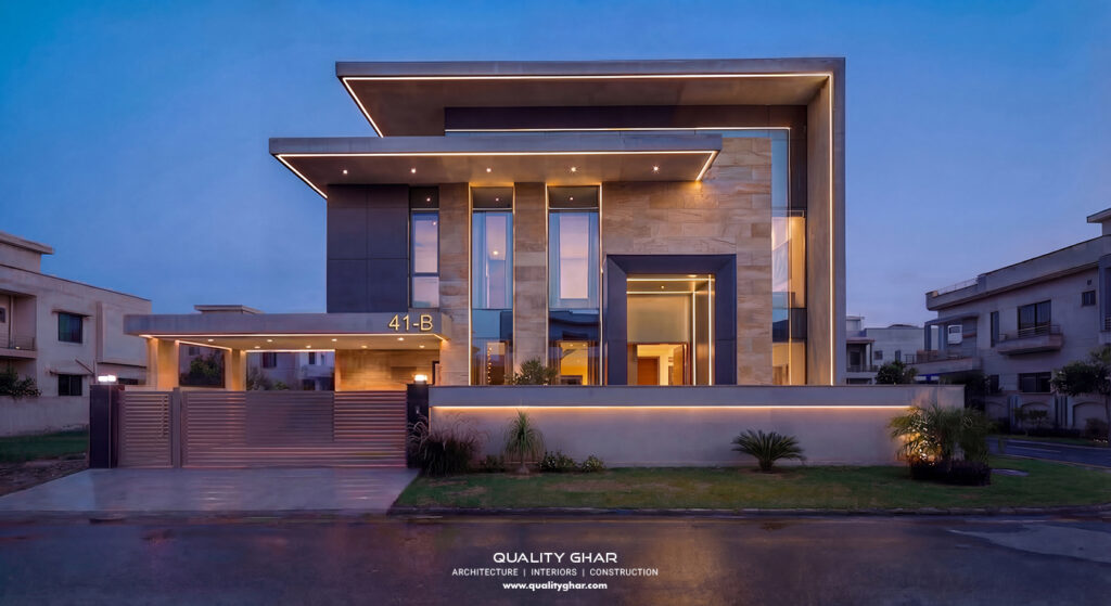 House construction cost Lahore 2026 - QualityGhar residential project