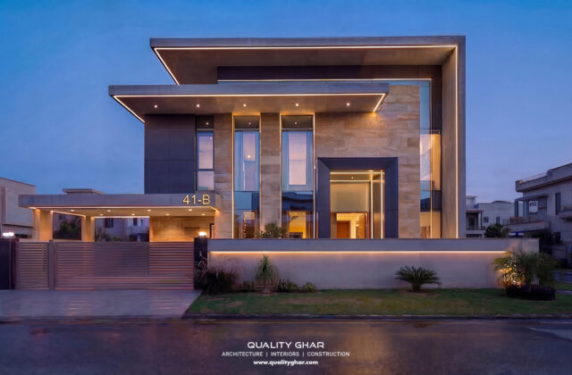 Modern 2 Kanal House — DHA, Lahore Lahore — designed by QualityGhar architects