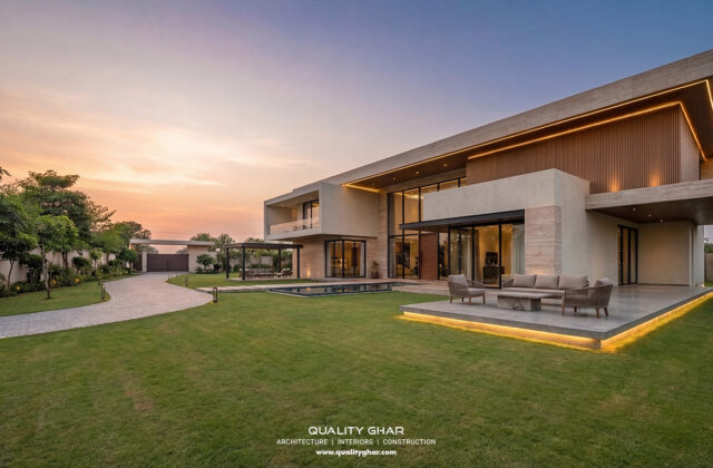Modern 6 Kanal Farmhouse — Bedian, Lahore Lahore — designed by QualityGhar architects